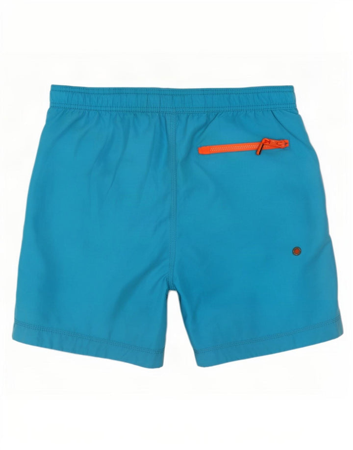 Pantaloncini da bagno grafici da uomo Superdry grandi in poliestere blu