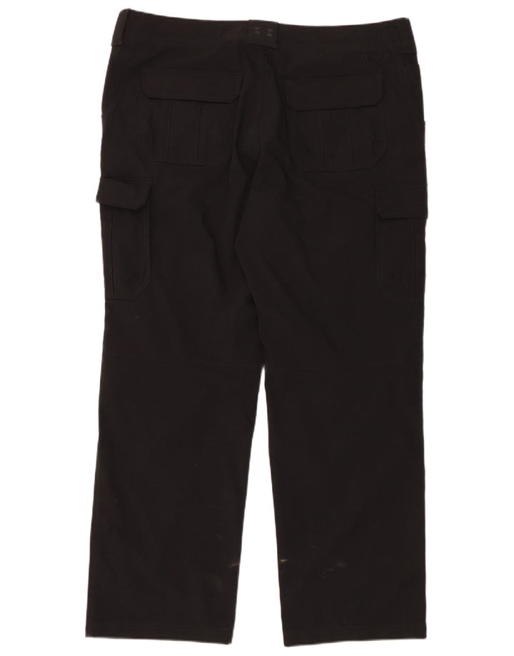 Pantaloni cargo dritti da uomo Under Armour W40 L32 poliestere nero