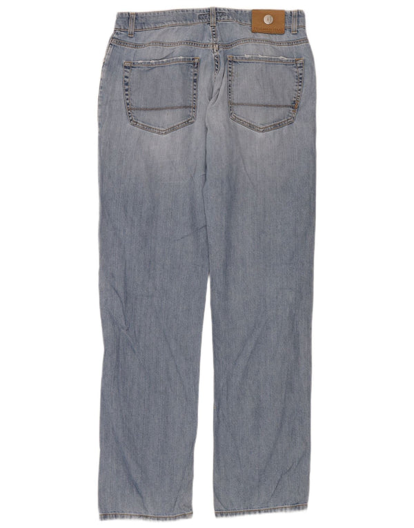 Jeans Dritti Donna Trussardi W32 L34 Cotone Blu