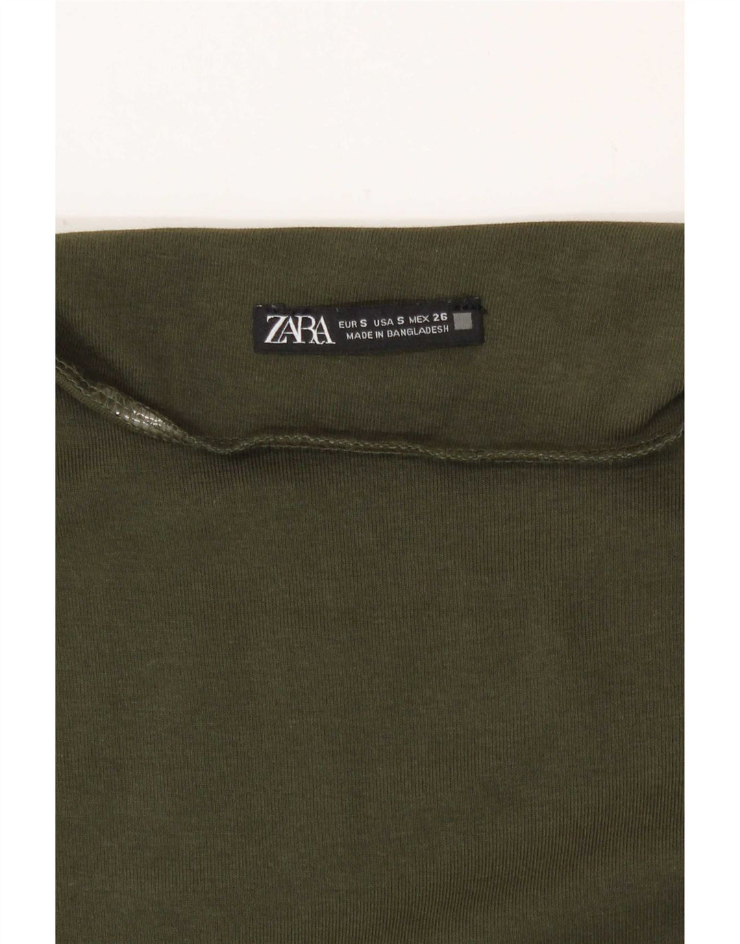 Vestito lungo Zara da donna UK 8 piccolo kaki