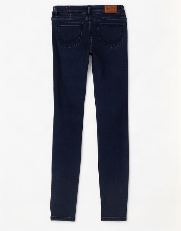 Jeans Jegging da donna Superdry Alexia W25 L31 cotone blu navy