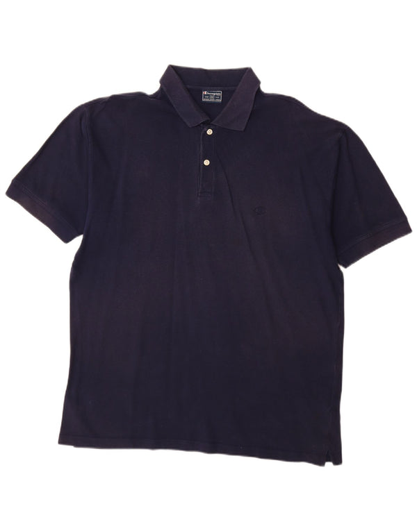 Polo da uomo Champion XL in cotone blu navy