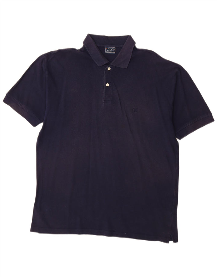 Polo da uomo Champion XL in cotone blu navy
