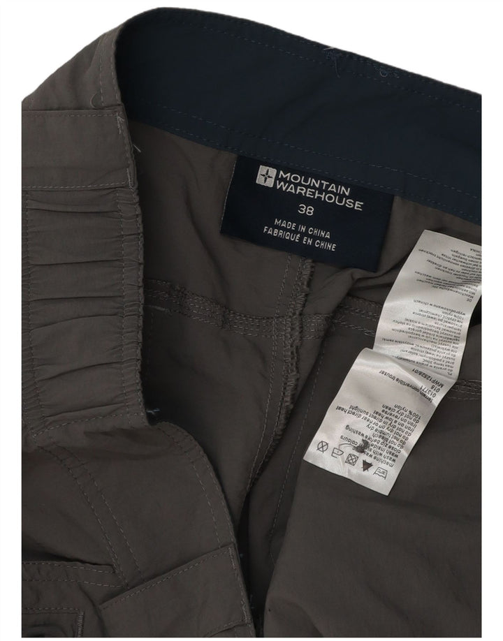 Pantaloni cargo dritti da uomo Mountain Warehouse W38 L34 nylon grigio