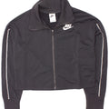 Giacca superiore della tuta da ragazza Nike 13-14 anni XL poliestere nero