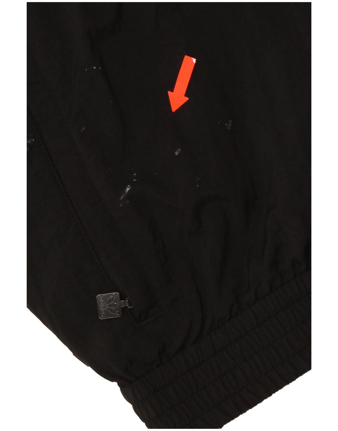 Giacca bomber da uomo vestibilità ampia Adidas UK 42 XL nera in poliammide