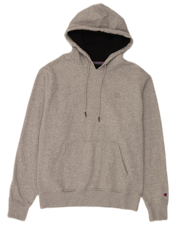 Maglione con cappuccio vestibilità regolare da donna Champion UK 14 Cotone grigio medio