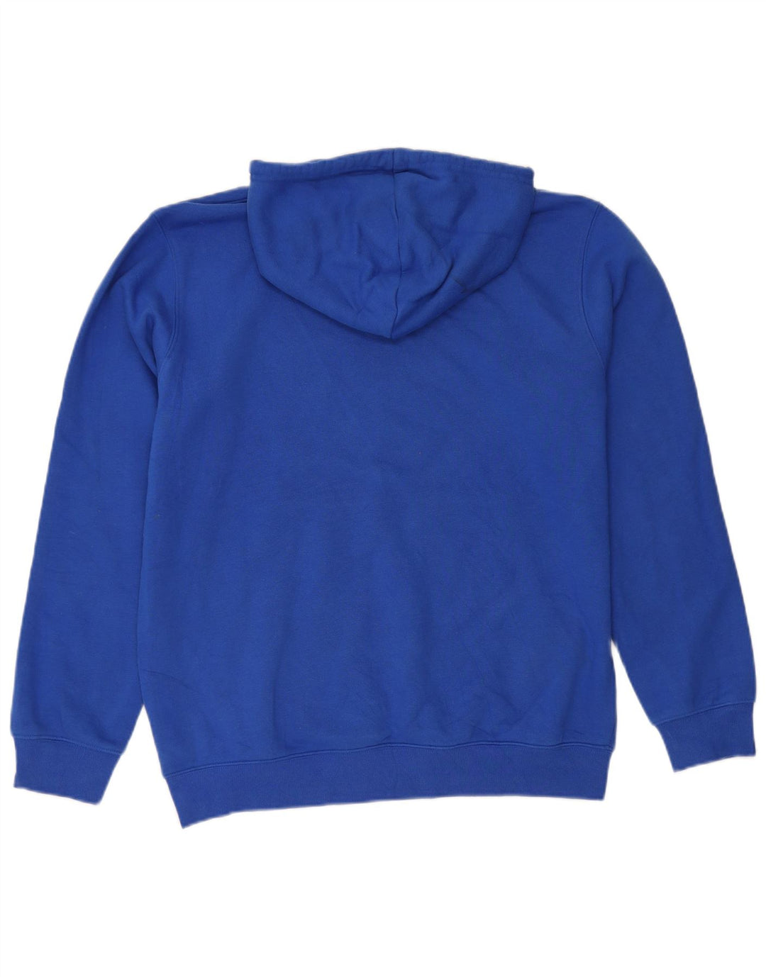 Felpa con cappuccio da uomo Adidas Large in cotone blu