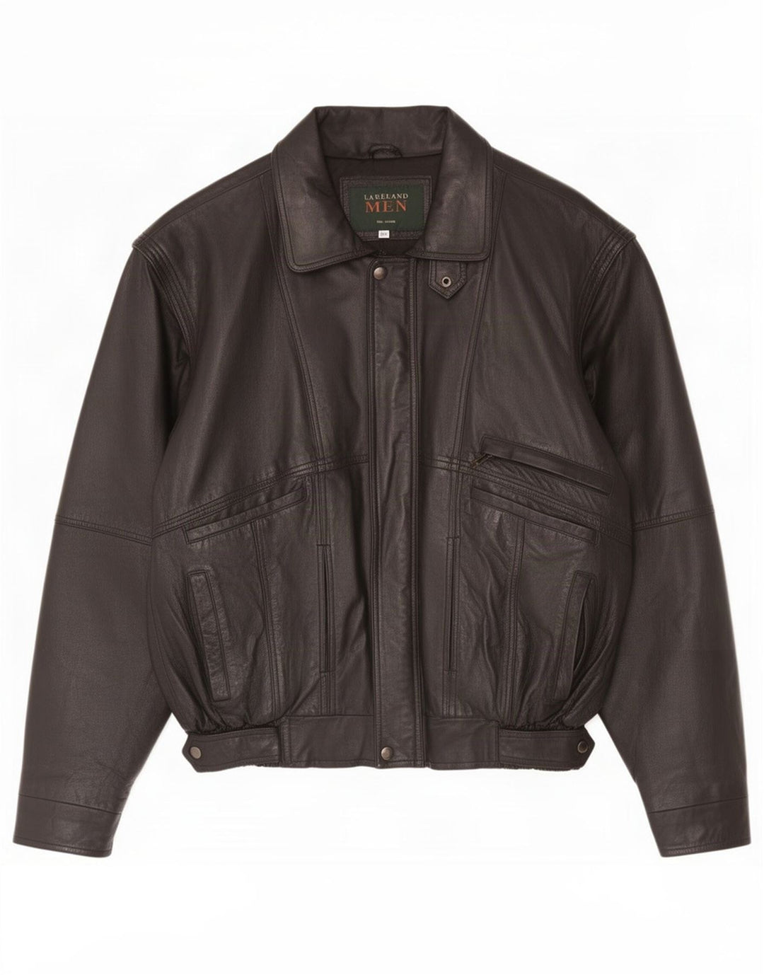 Giacca in pelle da uomo Lakeland UK 40 grande nera