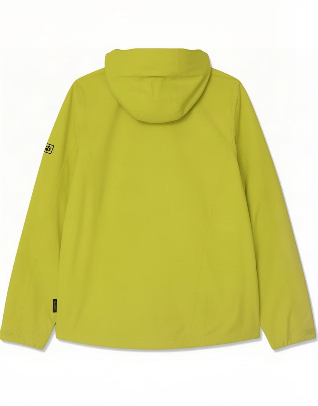 Jack Wolfskin Giacca antipioggia da uomo con cappuccio UK 12 Giallo medio Poliammide