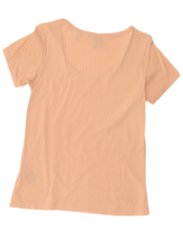 Maglietta da donna Maison Scotch Top UK 10 piccola in cotone beige