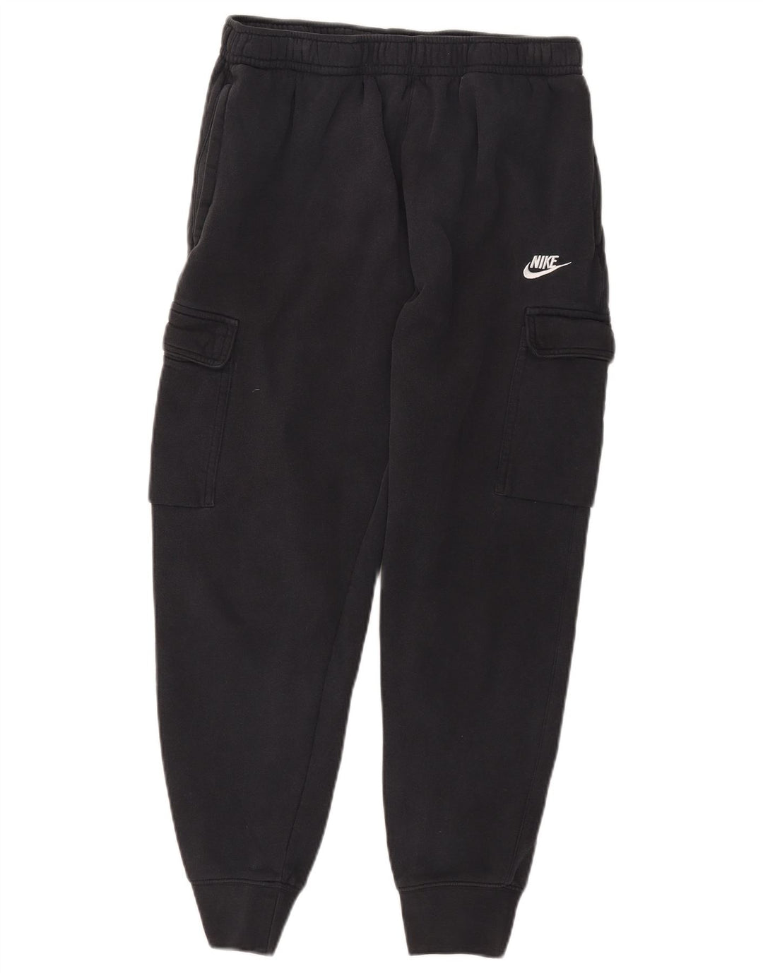 Pantaloni da tuta cargo da uomo Nike, pantaloni da jogging, grandi, in cotone nero