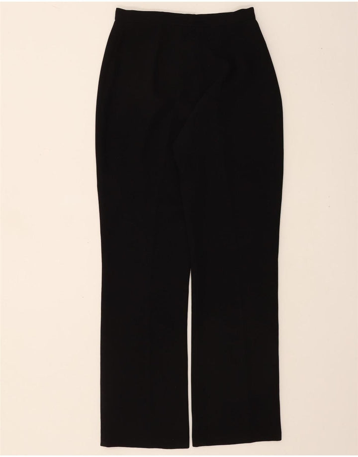ST. BERNARD Womens Straight Casual Trousers EU 38 Medium W28 L30 Black Vintage St. Bernard and Second-Hand St. Bernard from Messina Hembry 