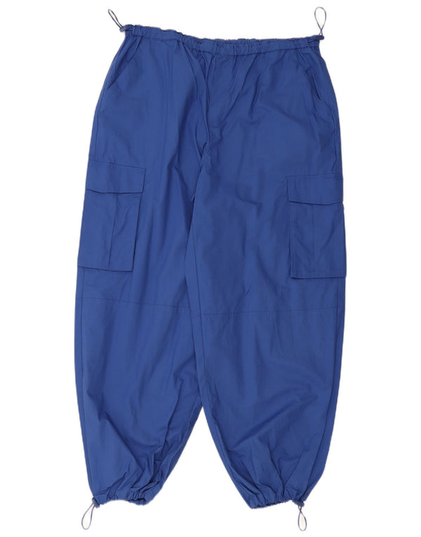 Pantaloni cargo da jogging da donna Jack Wills vestibilità ampia UK 14 Large W34 L29 Blu