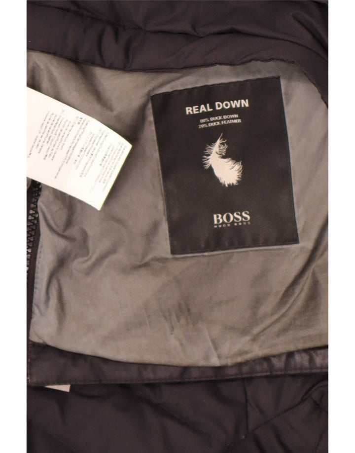 Giacca imbottita da uomo Hugo Boss EU 50 Large nera in poliammide