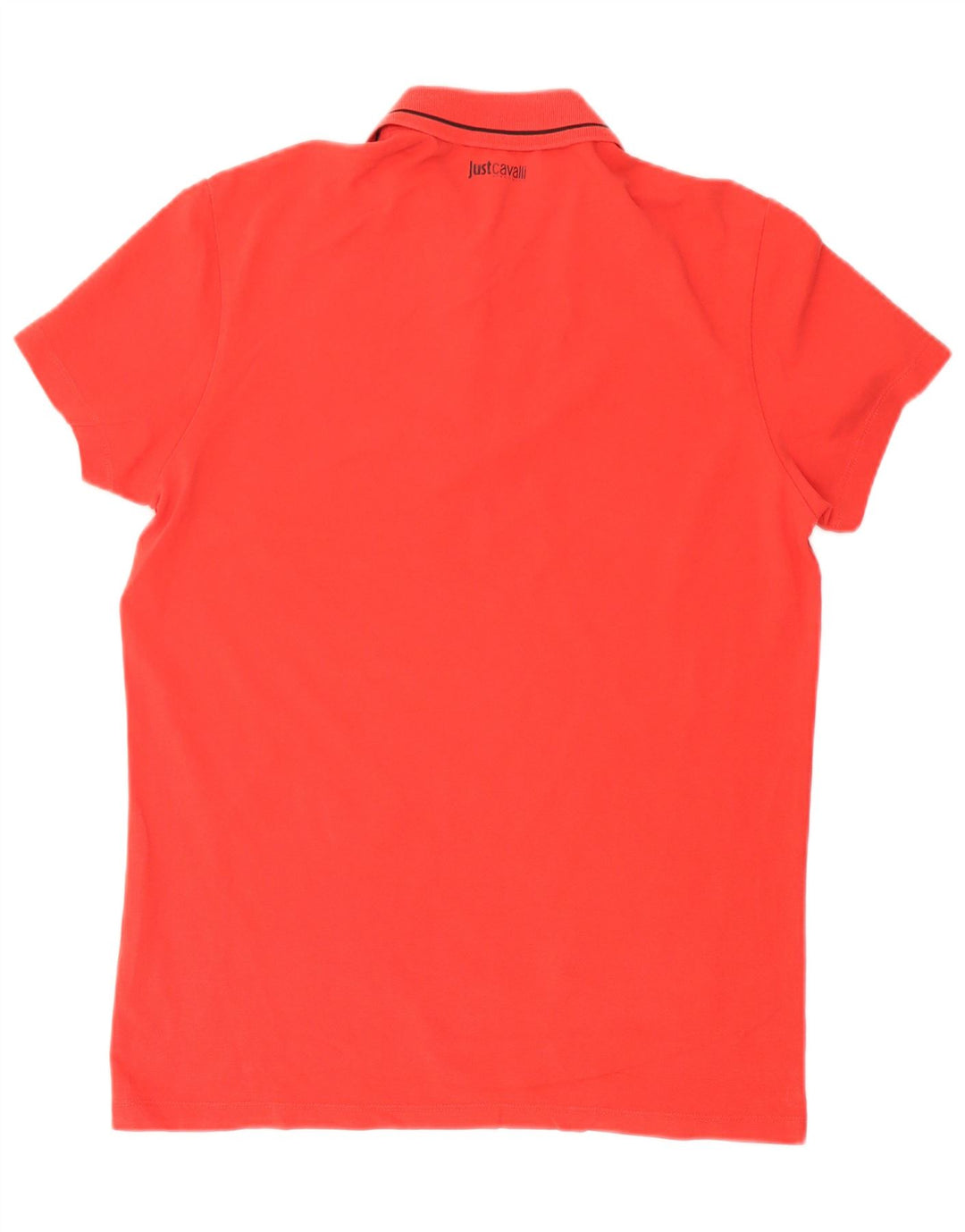 Polo da uomo Just Cavalli Large in cotone rosso