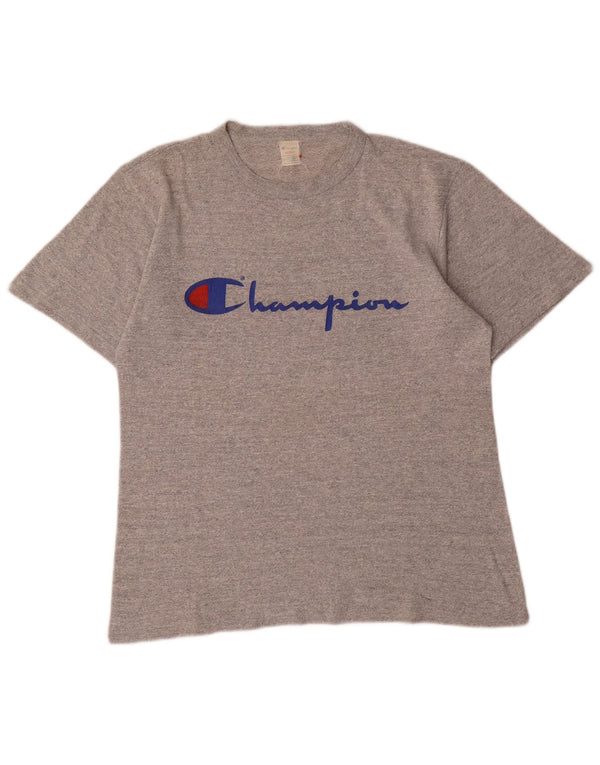 T-shirt grafica da donna Champion Top UK 14 Cotone grigio medio