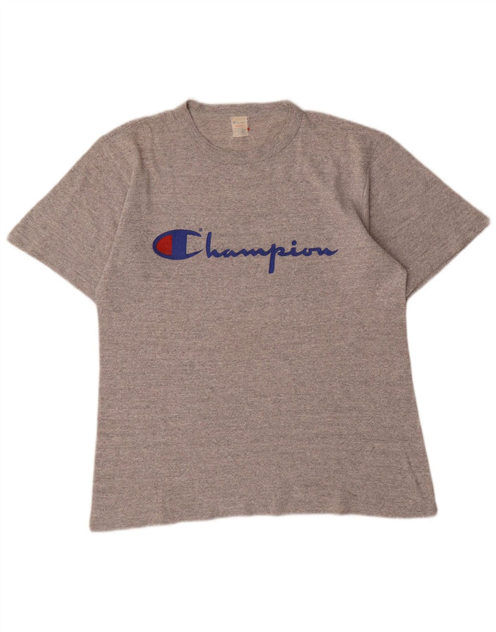T-shirt grafica da donna Champion Top UK 14 Cotone grigio medio