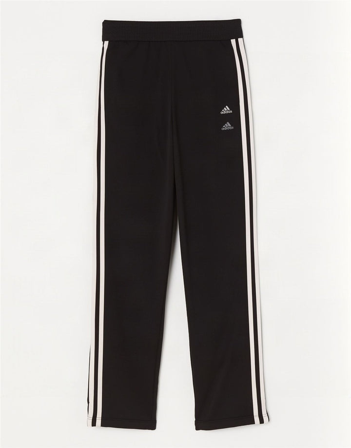 Pantaloni della tuta da donna Adidas UK 10 Small neri in poliammide