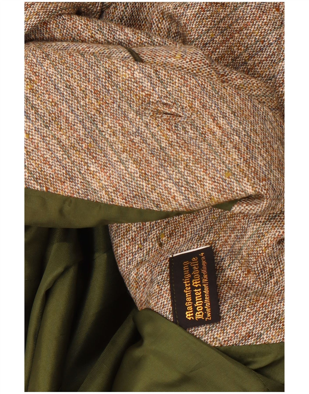 Giacca blazer vintage da donna a 3 bottoni UK 14 in lana a righe grigio medio