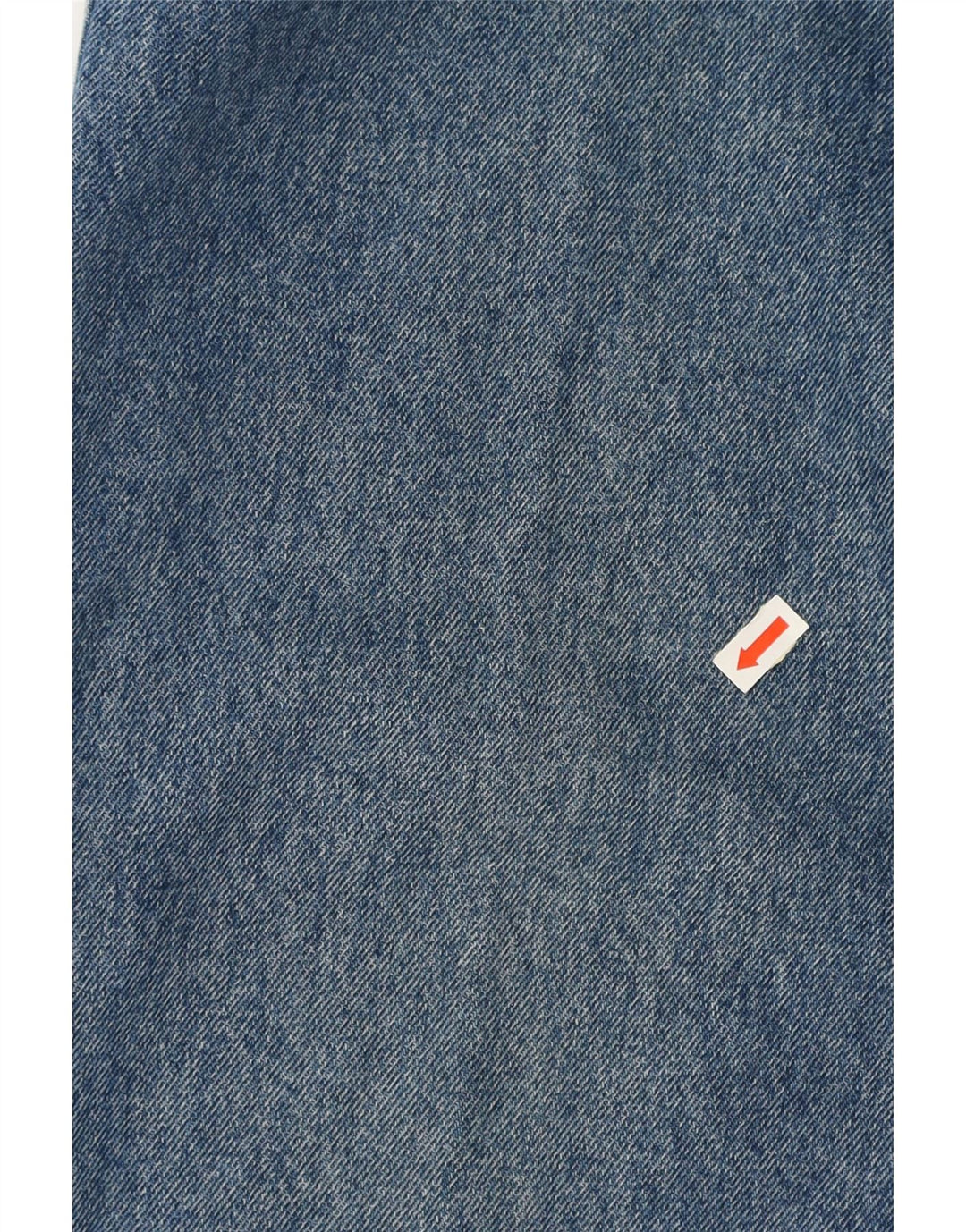 Jeans affusolati a vita alta da donna VINTAGE IT 44 medio W27 L30 cotone blu