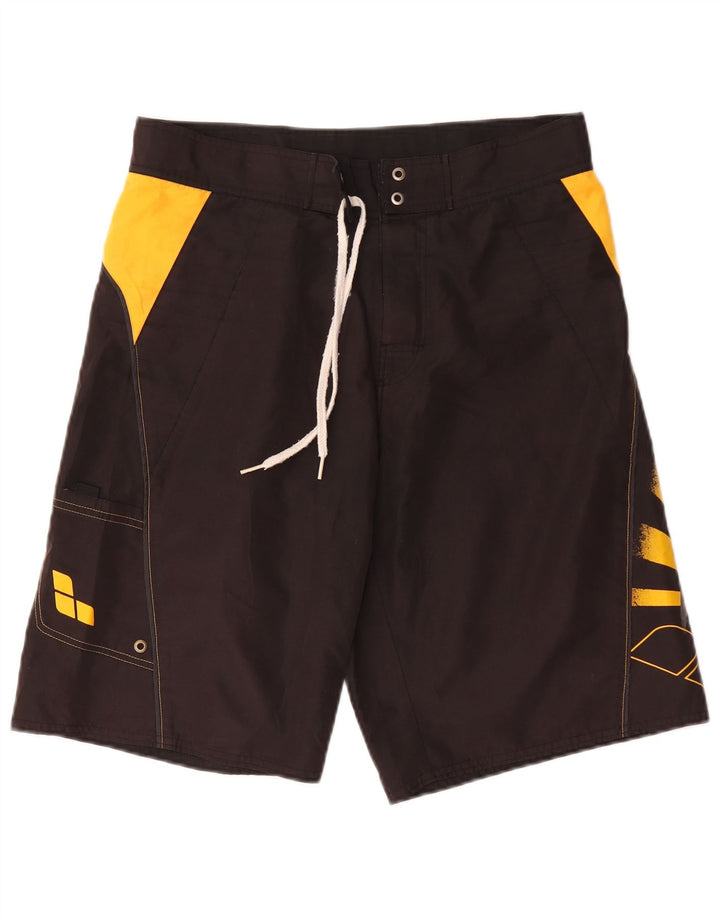 Pantaloncini da bagno da uomo Arena medio nero in poliestere