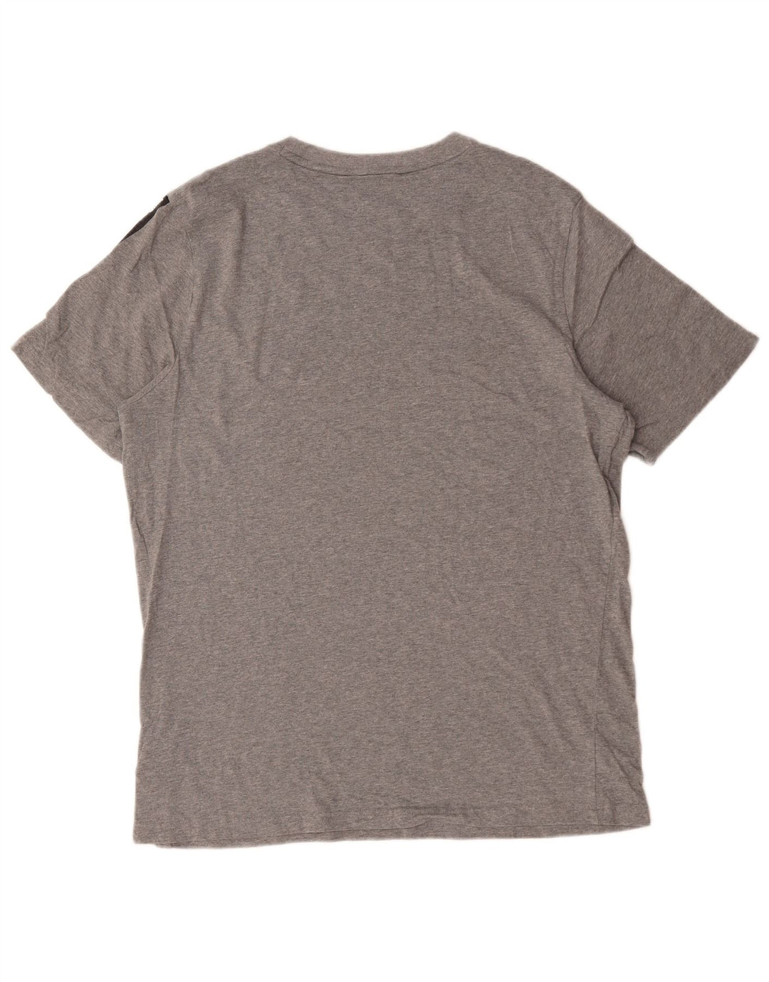T-shirt grafica da uomo Puma grande in cotone grigio