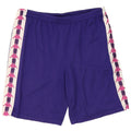 Pantaloncini sportivi grafici da uomo Kappa grandi in poliestere color block viola