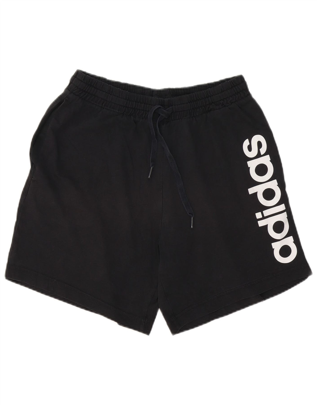 Pantaloncini sportivi Adidas da uomo con grafica media in cotone nero