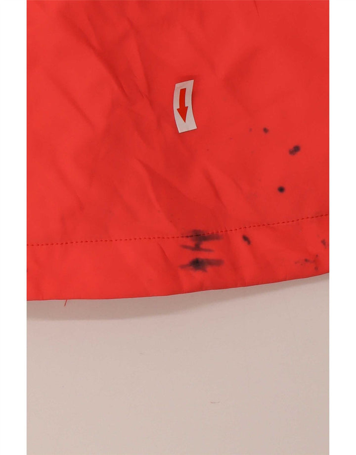 Giacca antipioggia oversize con cappuccio da donna Marks & Spencer UK 8 piccola arancione