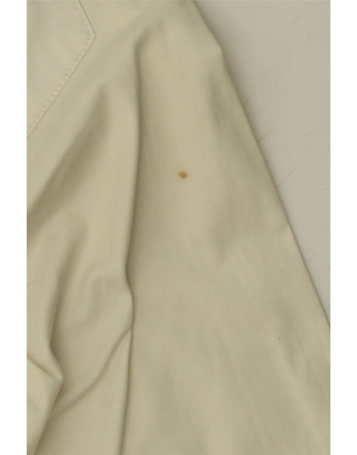 ARMANI Womens Straight Casual Trousers W27 L34 Off White Vintage Armani and Second-Hand Armani from Messina Hembry 