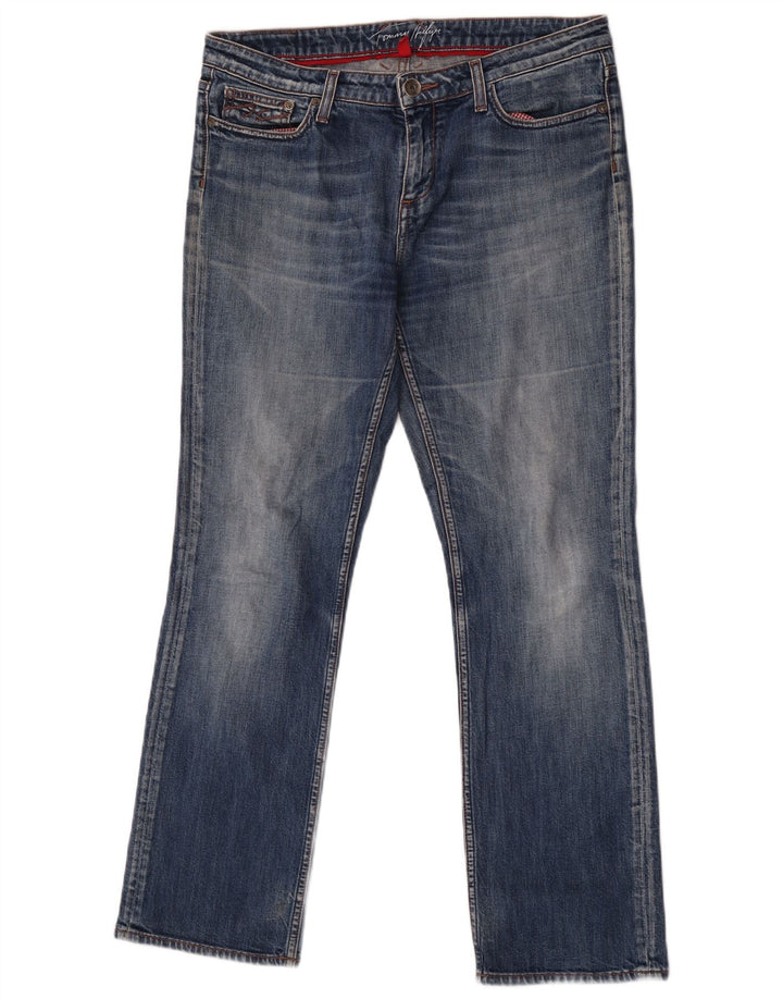 Jeans dritti da donna Tommy Hilfiger W32 L30 cotone blu