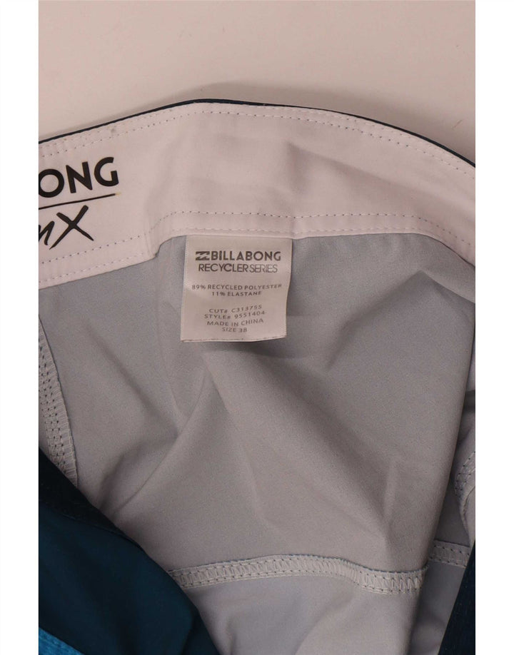 Pantaloncini da bagno da uomo Billabong XL blu in poliestere color block
