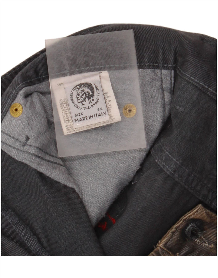 DIESEL Pantaloni casual bootcut da uomo W32 L32 Cotone tie dye beige