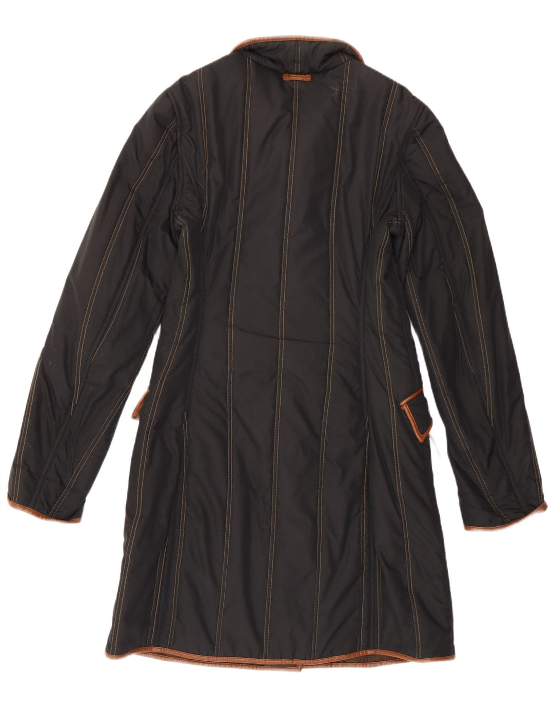 Cappotto imbottito da donna Fay UK 10 piccolo a righe nere