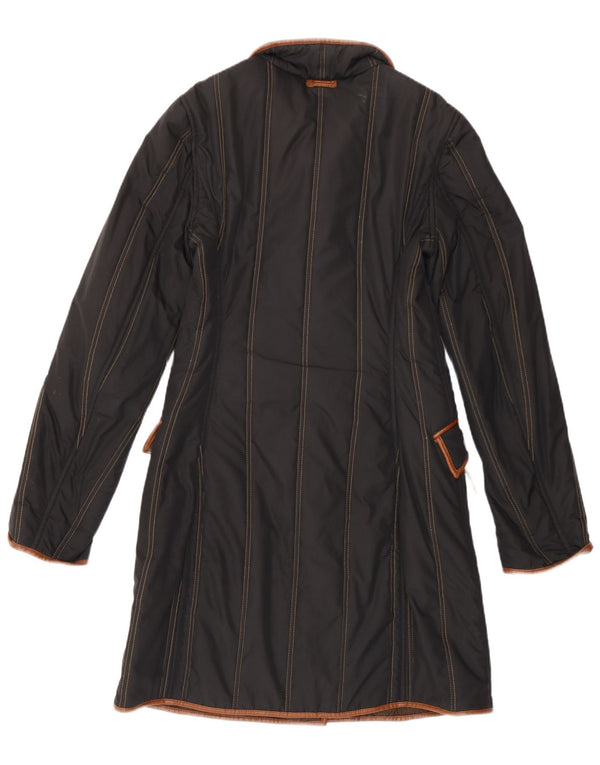 Cappotto imbottito da donna Fay UK 10 piccolo a righe nere