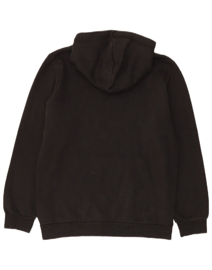 Felpa con cappuccio da uomo Puma Small in cotone nero