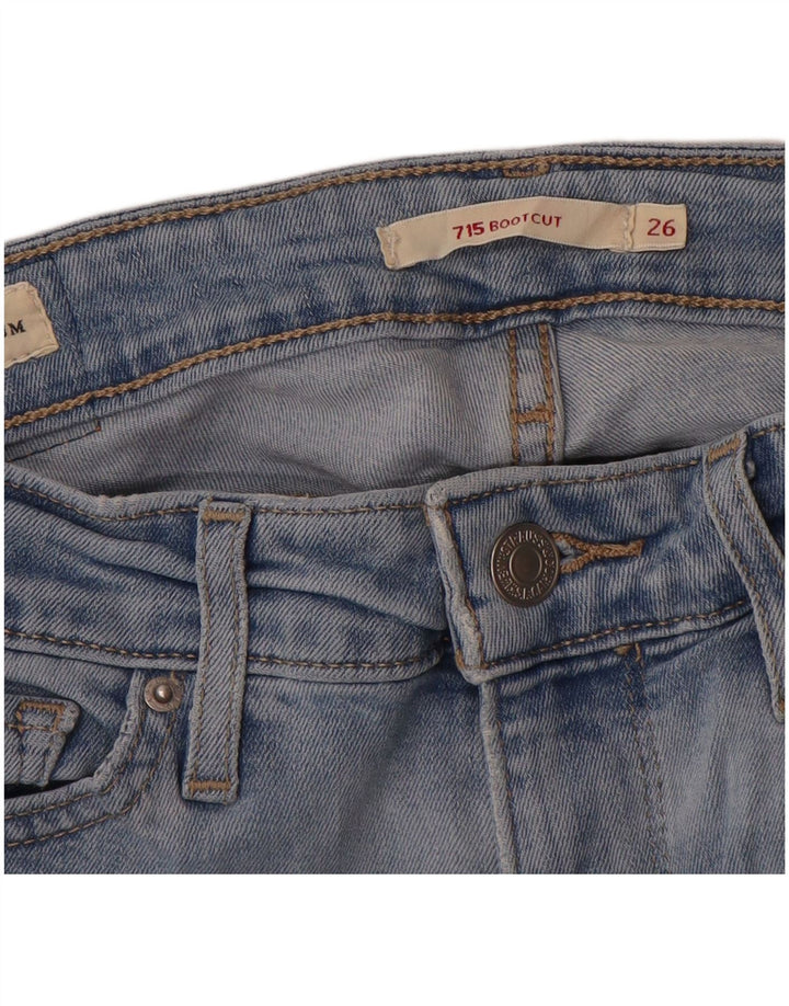 Jeans Levi's 715 Bootcut da donna W26 L32 Blu