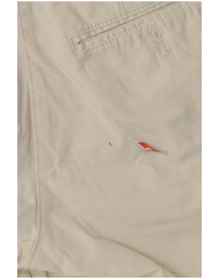 Pantaloncini chino da donna Slam IT 42 medi W30 cotone bianco