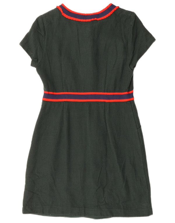 BODEN Abito tubino a maniche corte da donna UK 12 Cotone verde medio