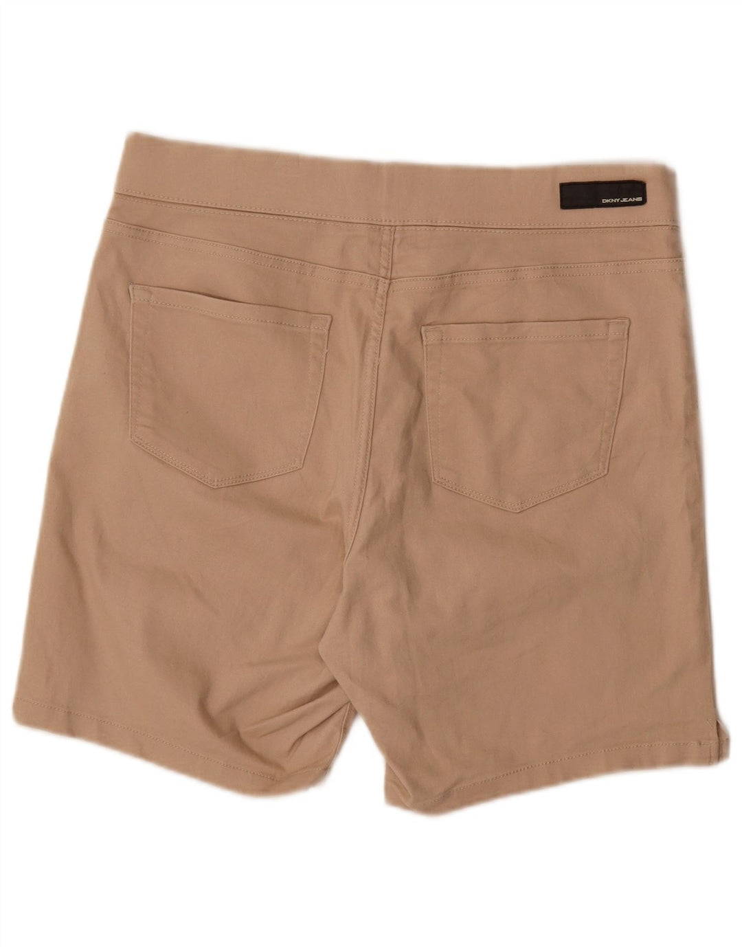 Pantaloncini casual da donna Dkny grandi W34 in cotone beige