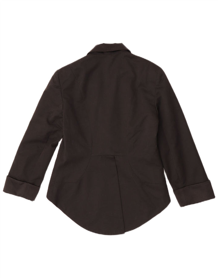 Giacca blazer da donna con maniche a 3/4 Topshop UK 12 media nera