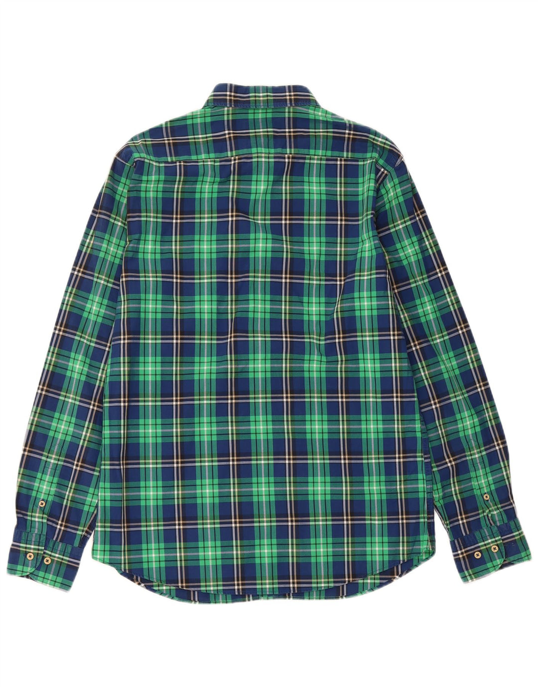 Camicia da uomo Massimo Dutti a quadri verde medio