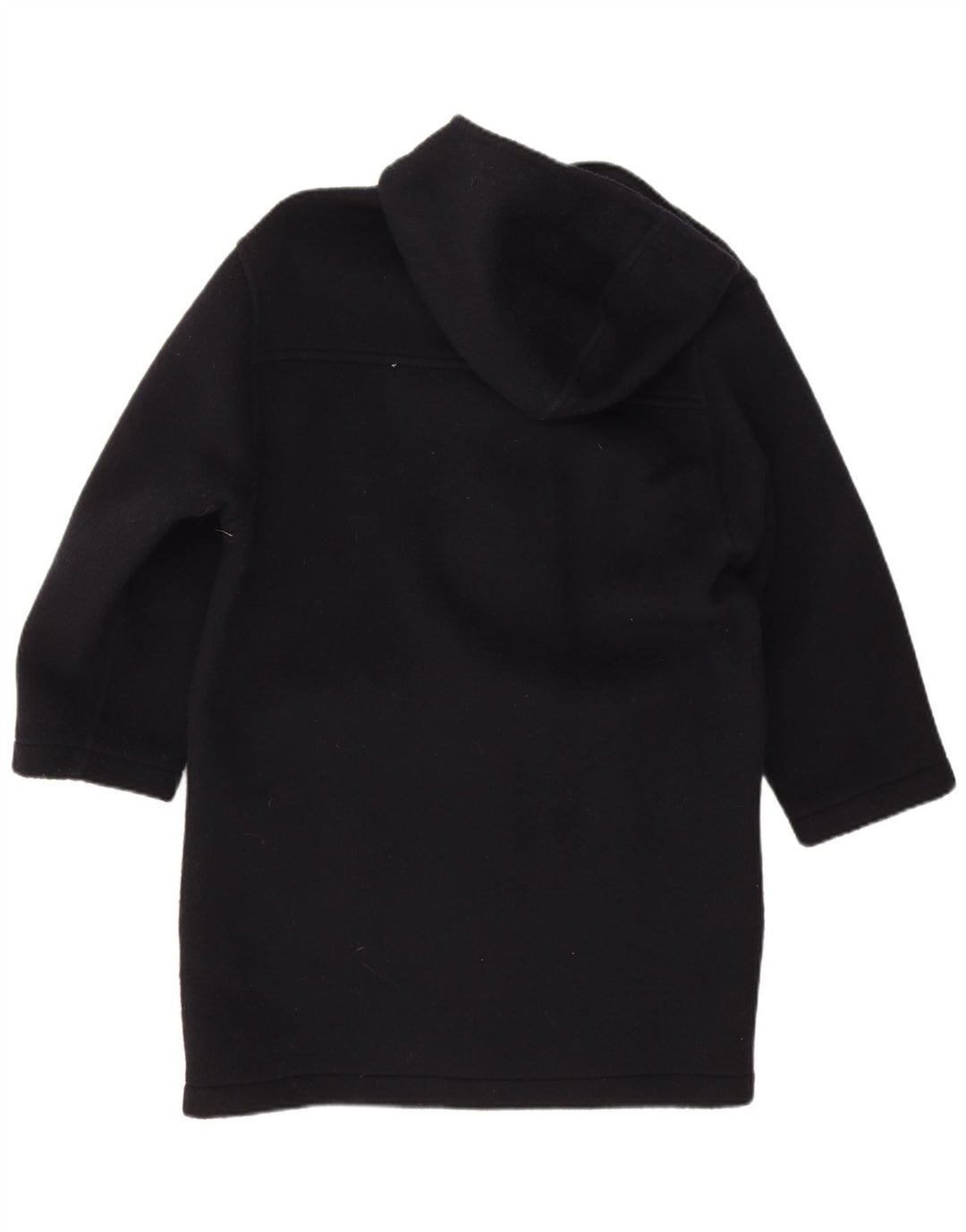 Montgomery con cappuccio da uomo vintage UK 38 medio in lana vergine blu navy