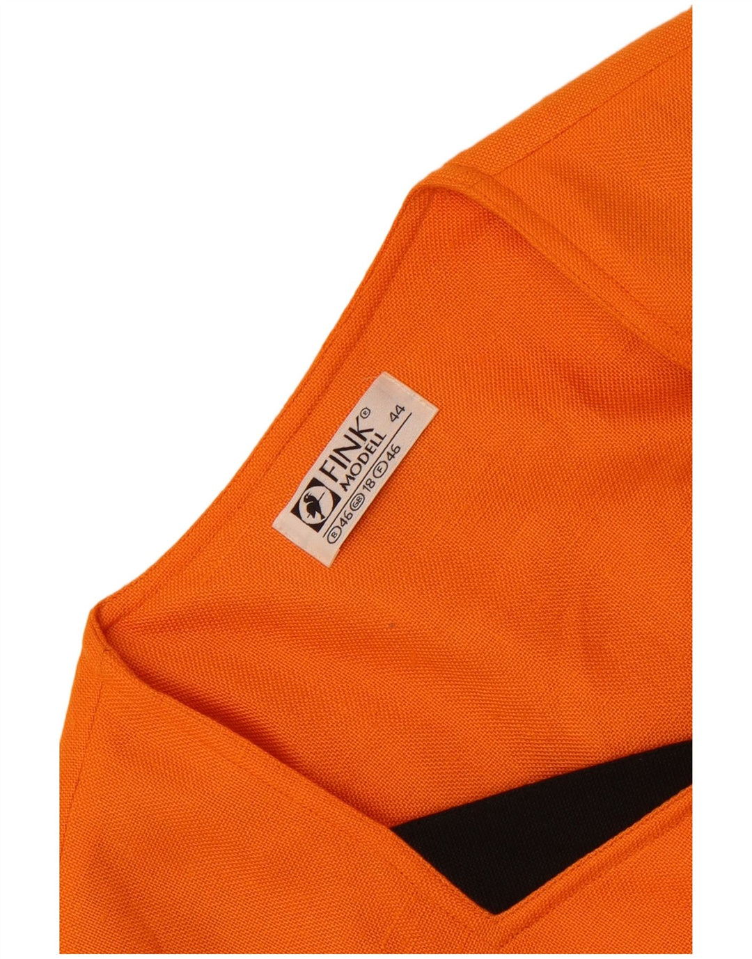 Giacca blazer a 5 bottoni da donna Fink Modell UK 18 XL Orange Colourblock