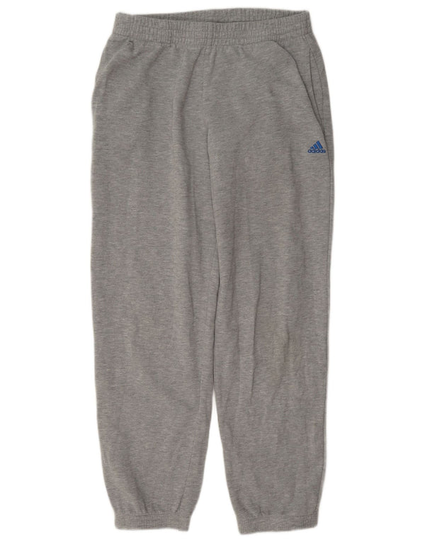 Pantaloni da tuta da uomo Adidas Joggers in cotone grigio medio