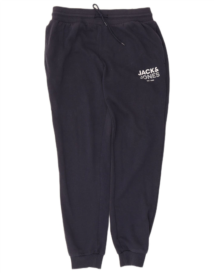 Pantaloni da tuta da uomo Jack & Jones Joggers medi in cotone blu navy