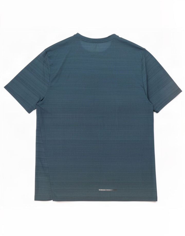 T-shirt Nike Dri Fit da uomo, grande, in poliestere chiazzato blu