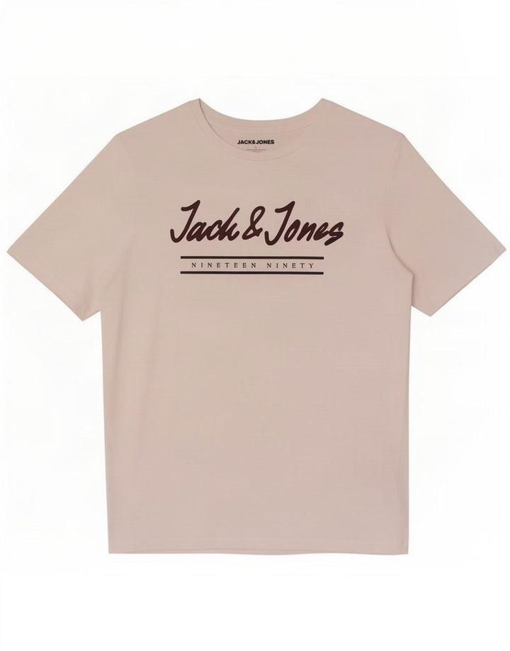 Jack & Jones T-shirt grafica da uomo grande bianca