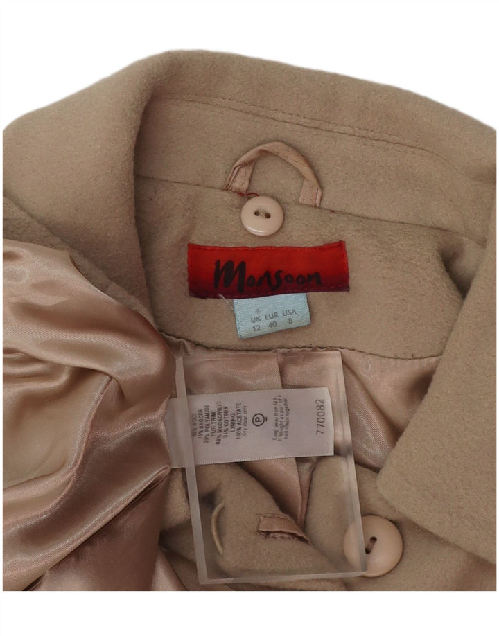 Cappotto da donna MONSOON UK 12 Lana beige medio